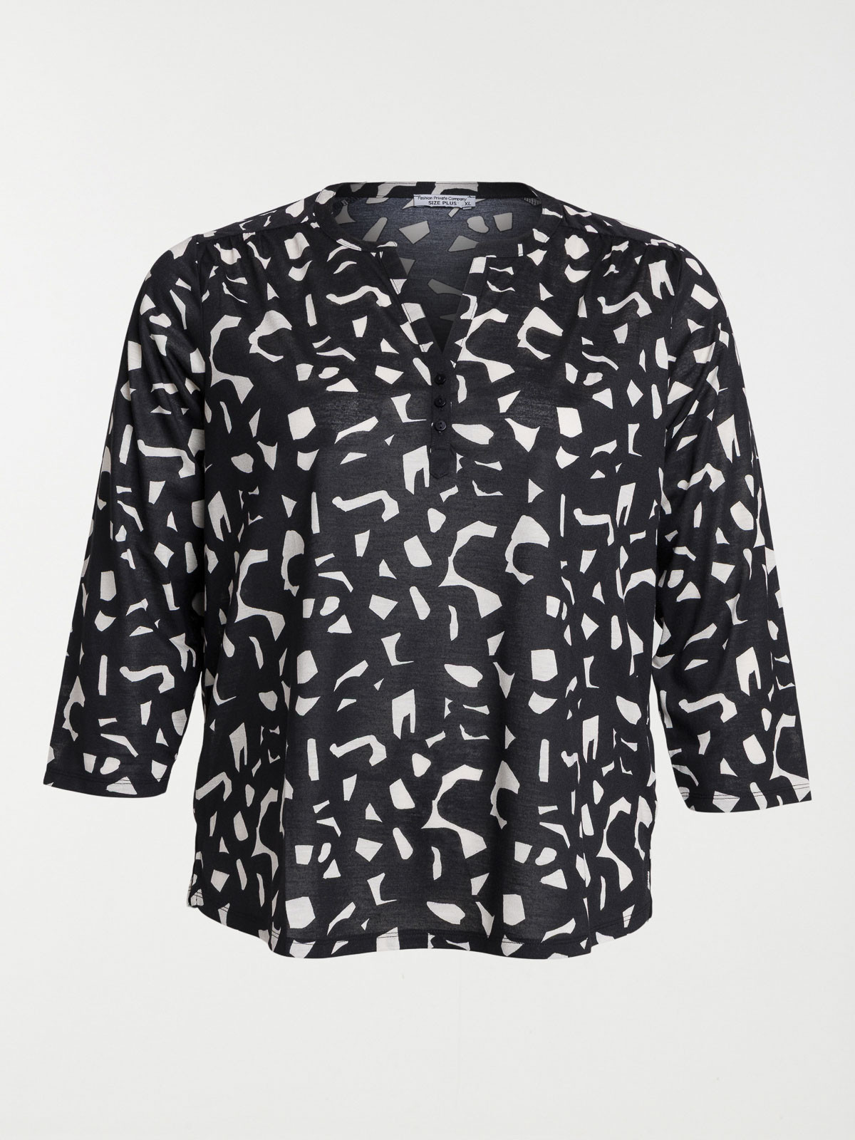 T-shirt noir femme grande taille