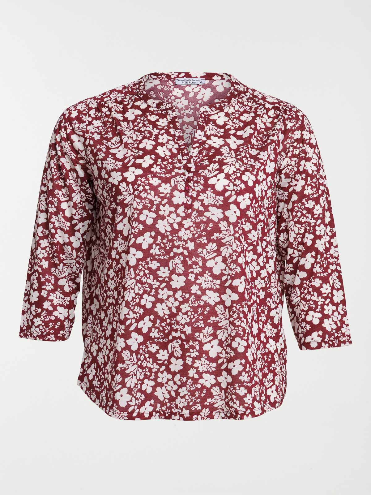 T-shirt lie de vin femme grande taille