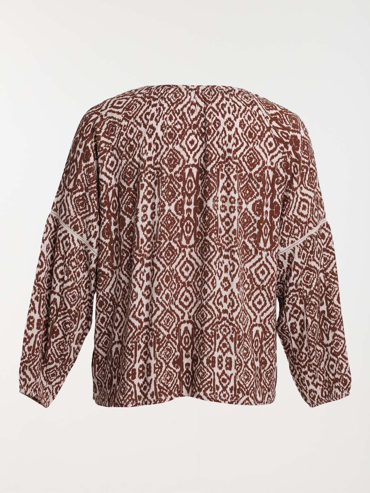 Chemise imprimée grande taille femme Chemise imprimée grande taille femme