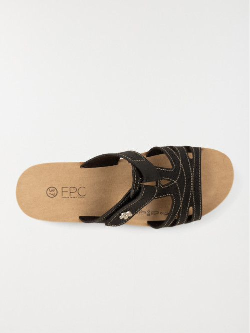 Mule confort femme noir...