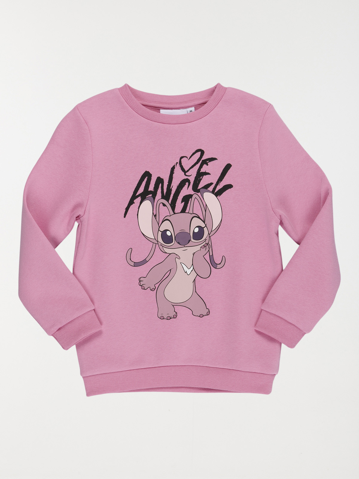 Sweat ANGEL fille vieux rose (4-12A)