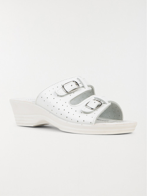 Mules conforts blanches...