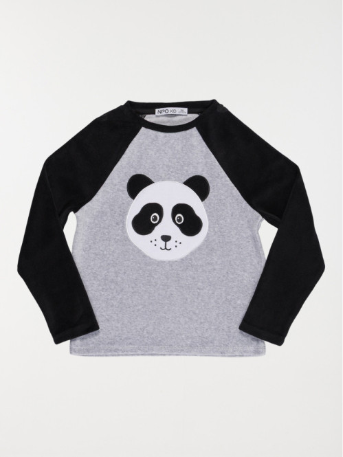 Pyjama velours panda garçon...