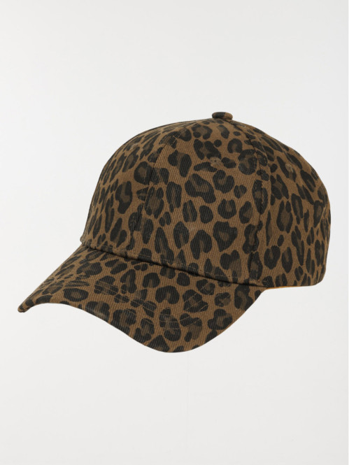 Casquette léopard femme