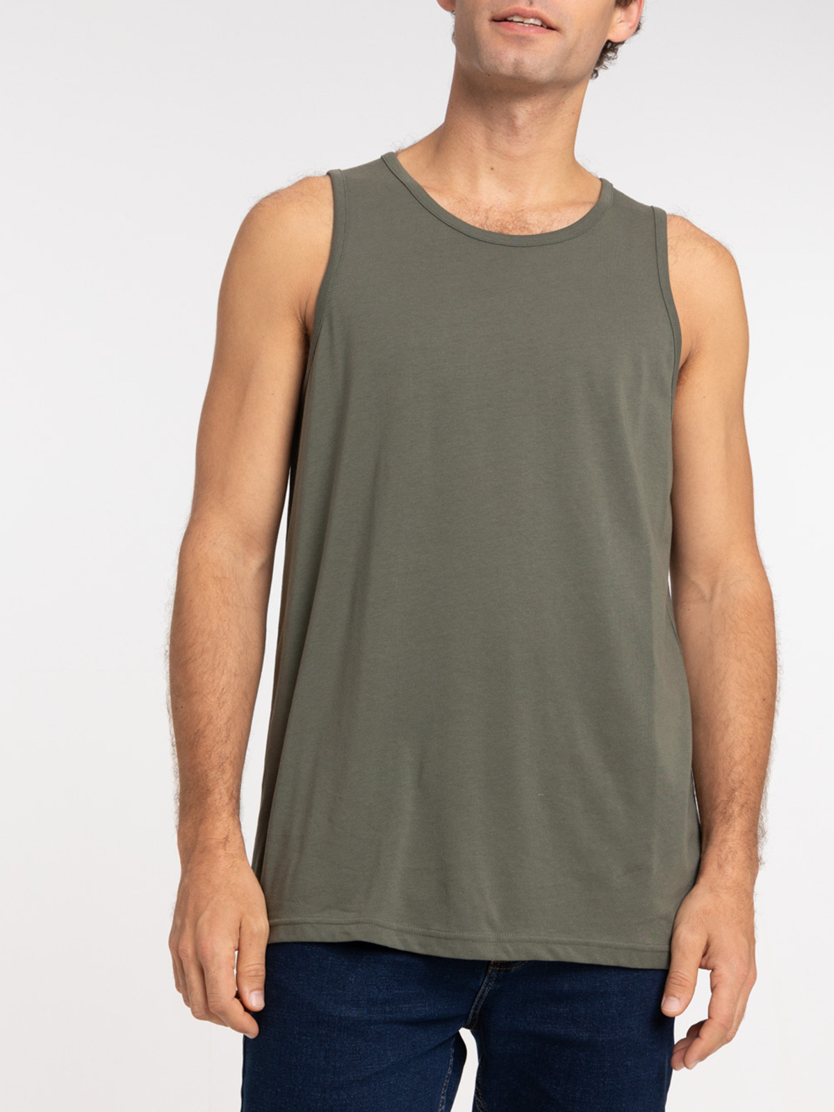 Débardeur kaki verdi homme Débardeur kaki verdi homme