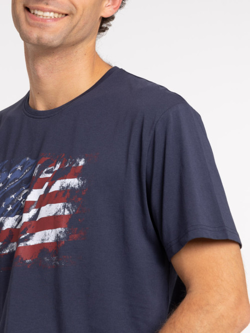 T-shirt Drapeau USA homme