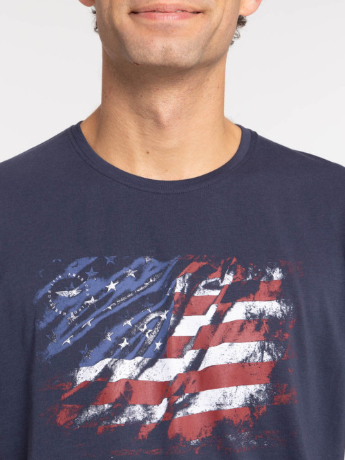 T-shirt Drapeau USA homme