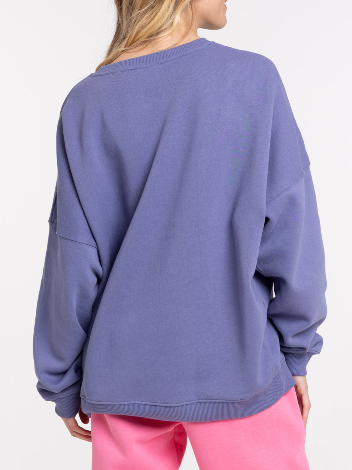 Sweat femme uni col rond