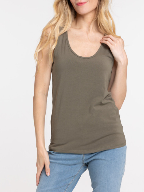 Débardeur urban kaki femme Débardeur urban kaki femme