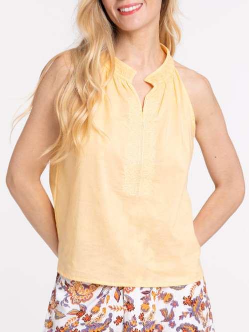 Blouse sans manches soft...