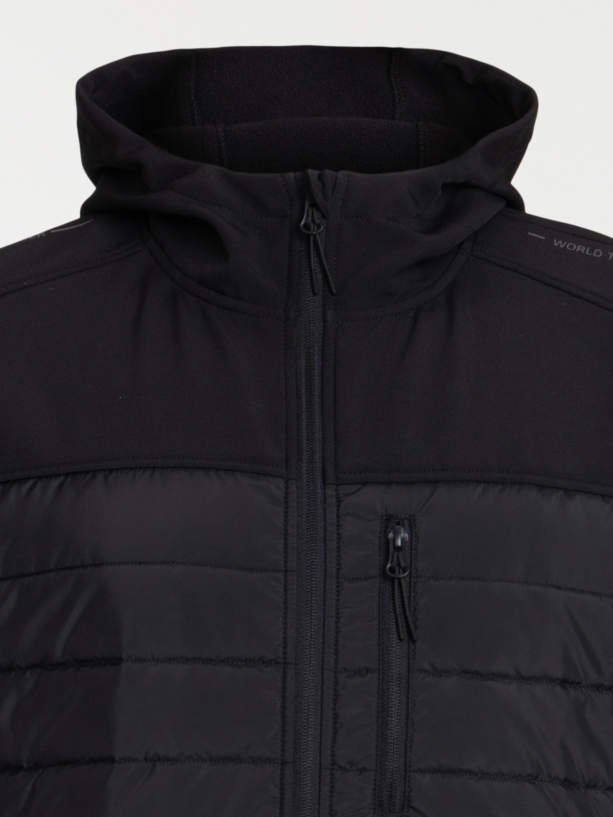 Doudoune à capuche grande taille homme