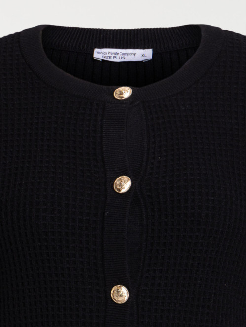 Gilet boutonné grande...