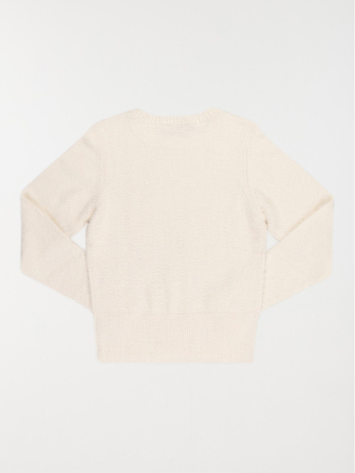 Pull doux col rond fille...