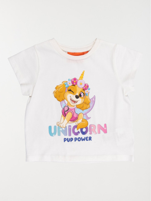T-Shirt manches courtes fille (3 au 12A)