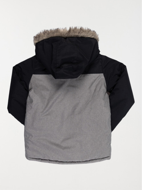 Parka tricolore à capuche...