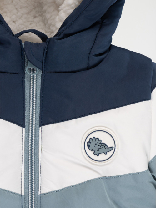 Doudoune tricolore garçon...