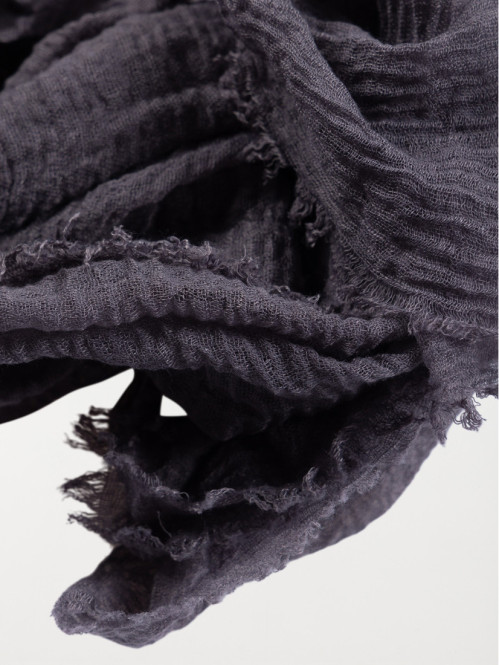 Foulard coloris gris femme