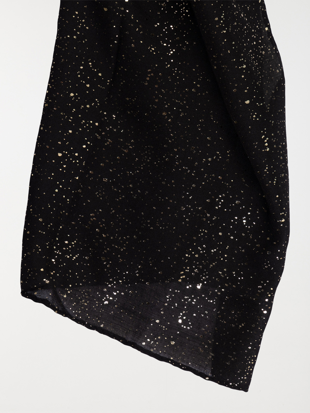 Foulard pailletté noir femme Foulard pailletté noir femme