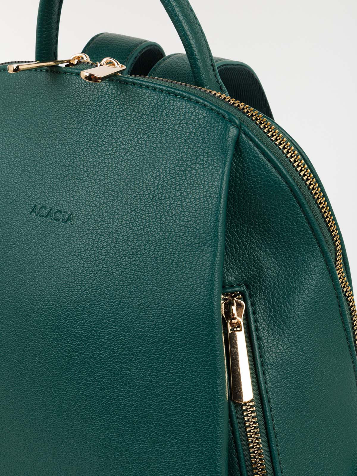 Sac à dos zip doré femme