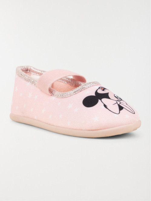 Chaussons roses Minnie...