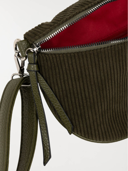 Sac banane velours femme