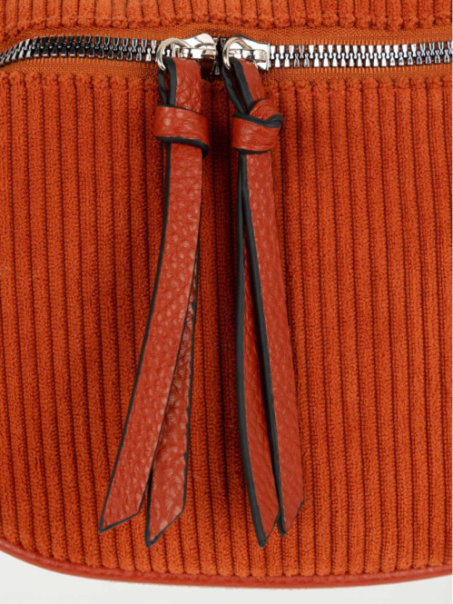 Sac banane velours femme