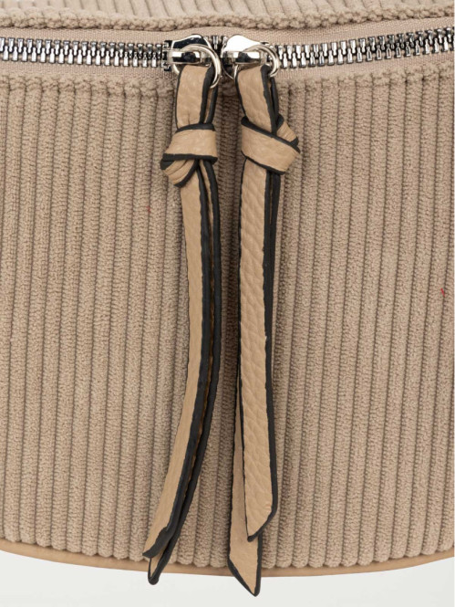 Sac banane velours femme