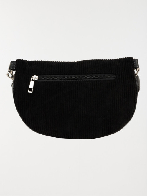 Sac banane velours femme