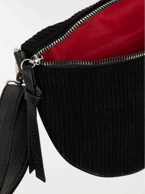 Sac banane velours femme