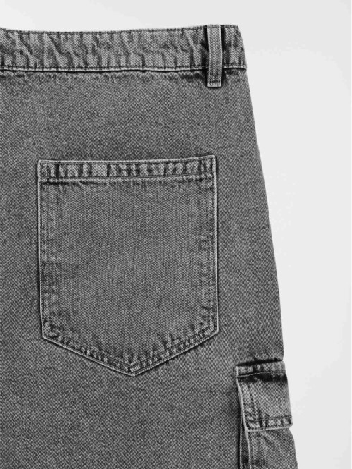 Jean straight gris homme