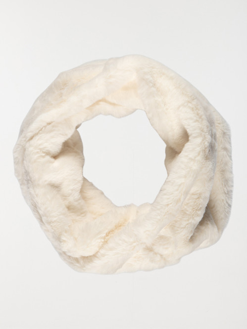 Snood tout doux écru fille