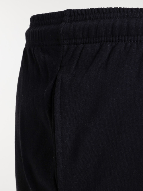 Short noir grande taille homme