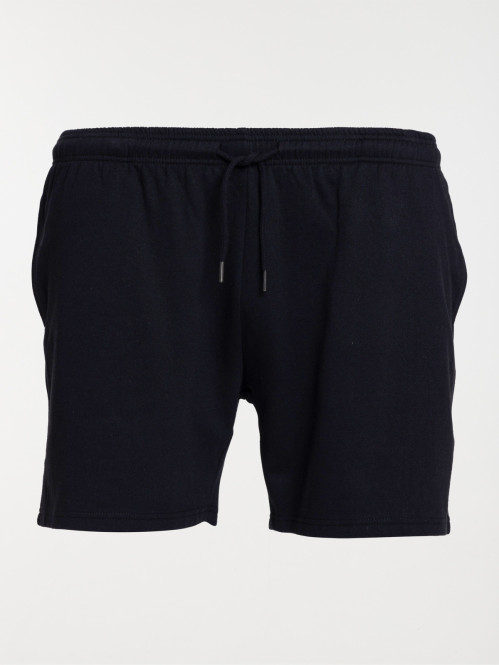 Short noir grande taille homme