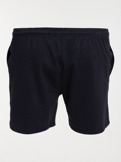 Short noir grande taille homme