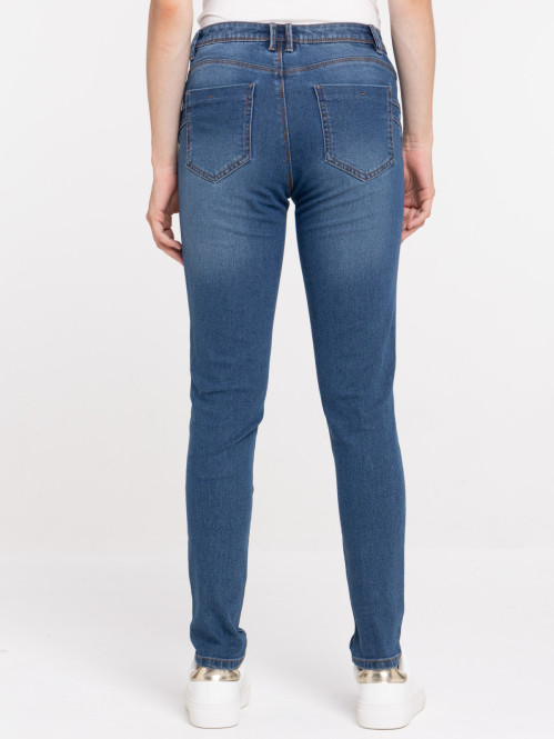 Jean push up skinny femme