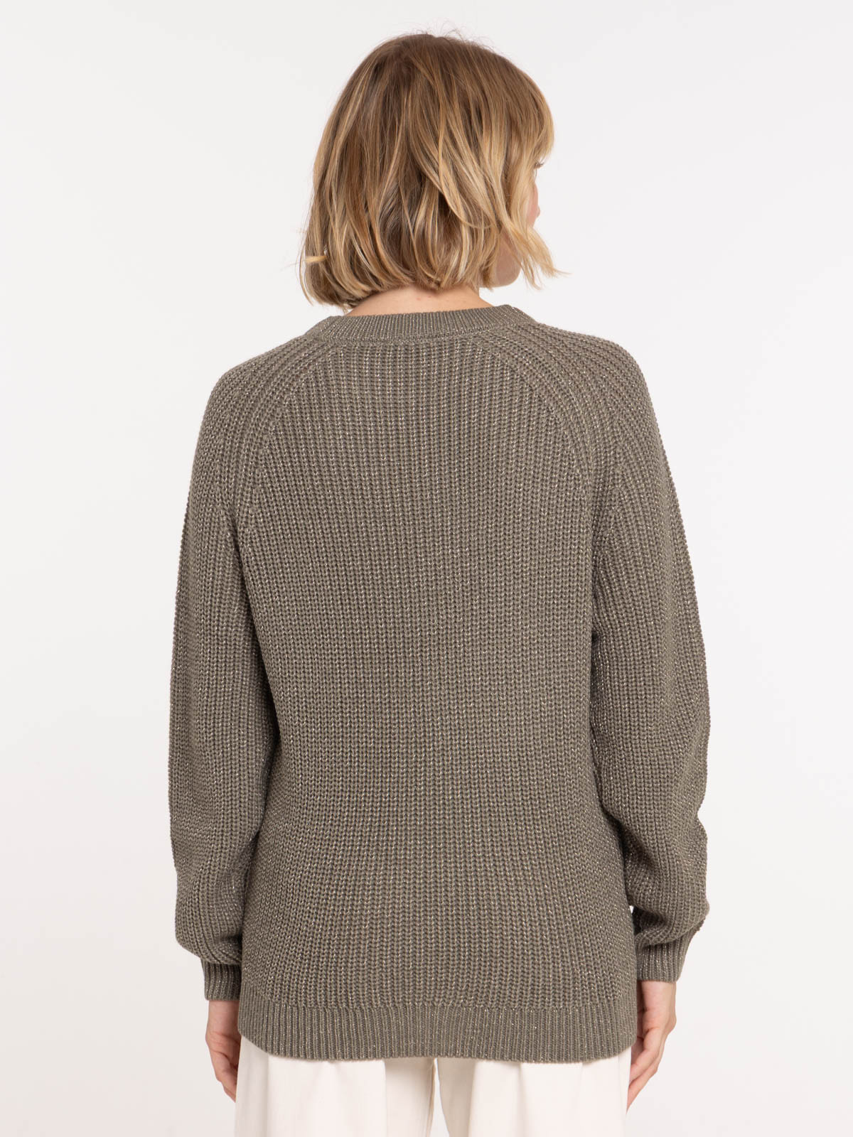 Pull maille brillante femme Pull maille brillante femme