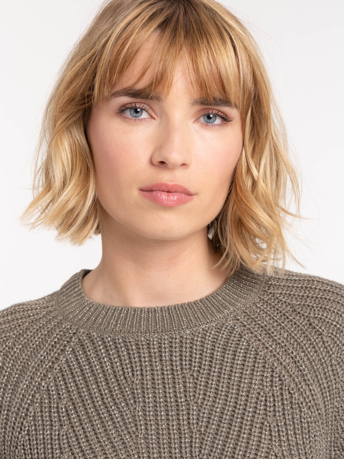 Pull maille brillante femme Pull maille brillante femme