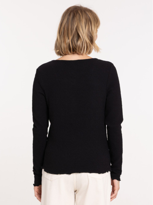 T-shirt col zippé manches...