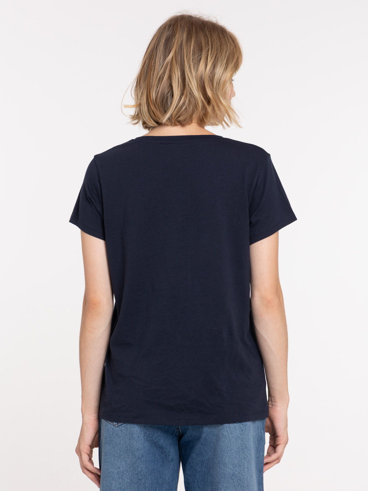 T-shirt marine Stitch femme