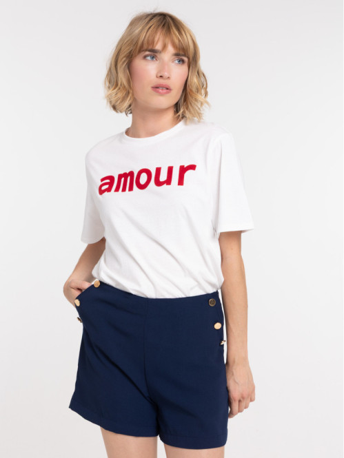 T-shirt amour femme