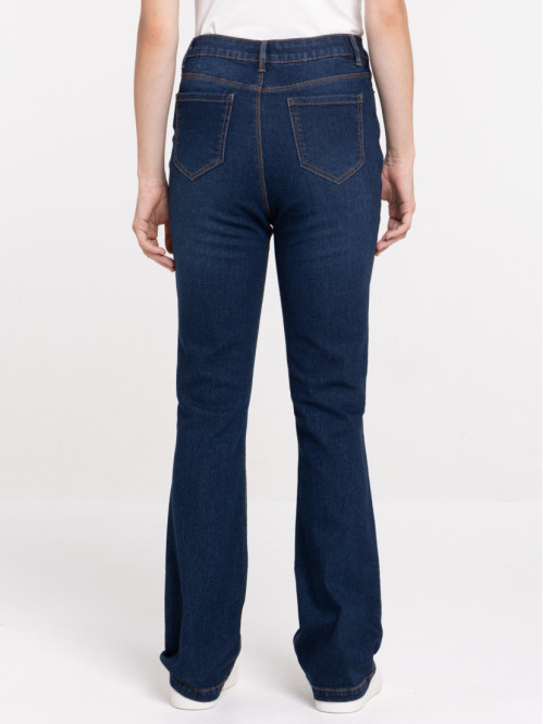 Jean flare brut femme