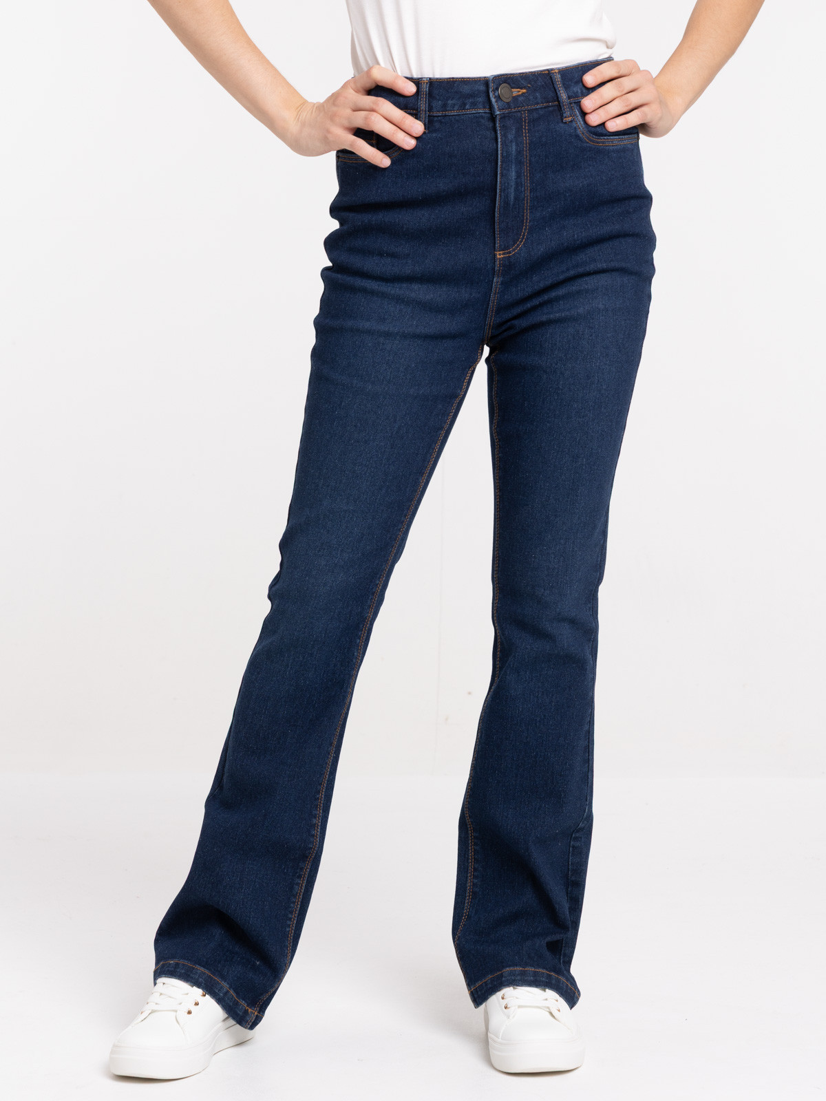 Jean flare brut femme