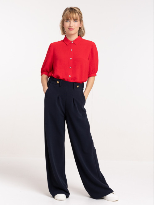Pantalon large femme