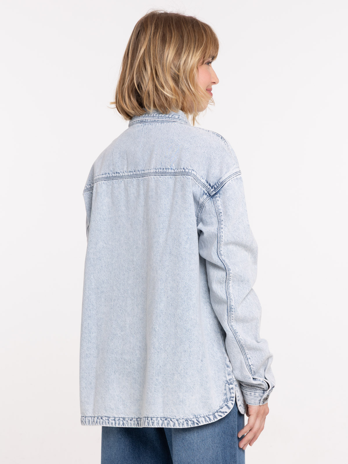 Surchemise jean femme