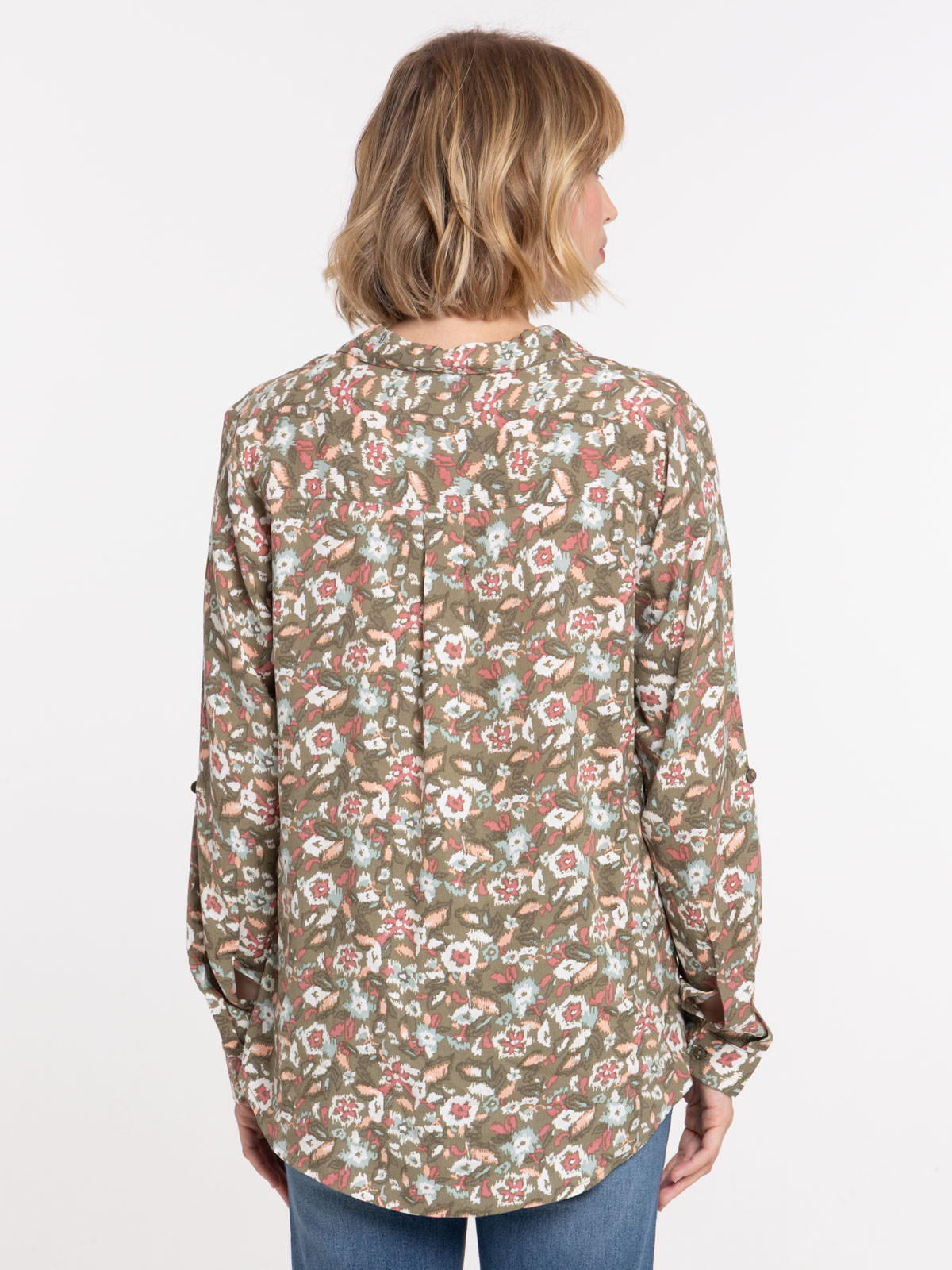 Blouse motif ethnique femme