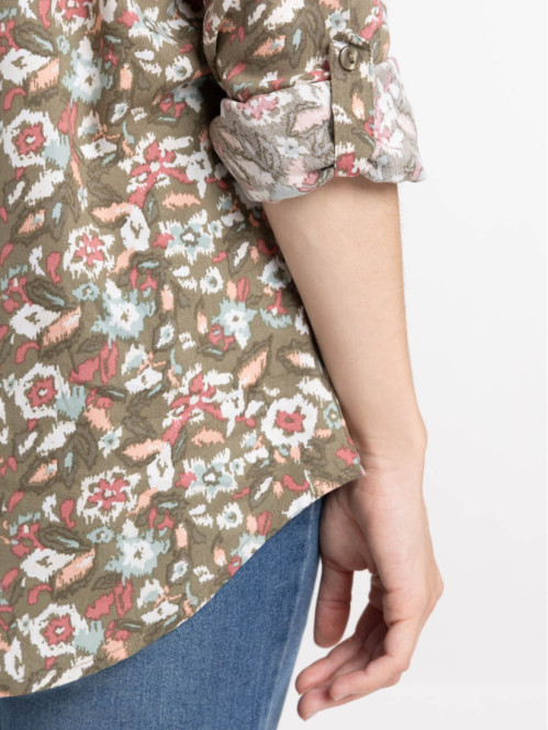 Blouse motif ethnique femme
