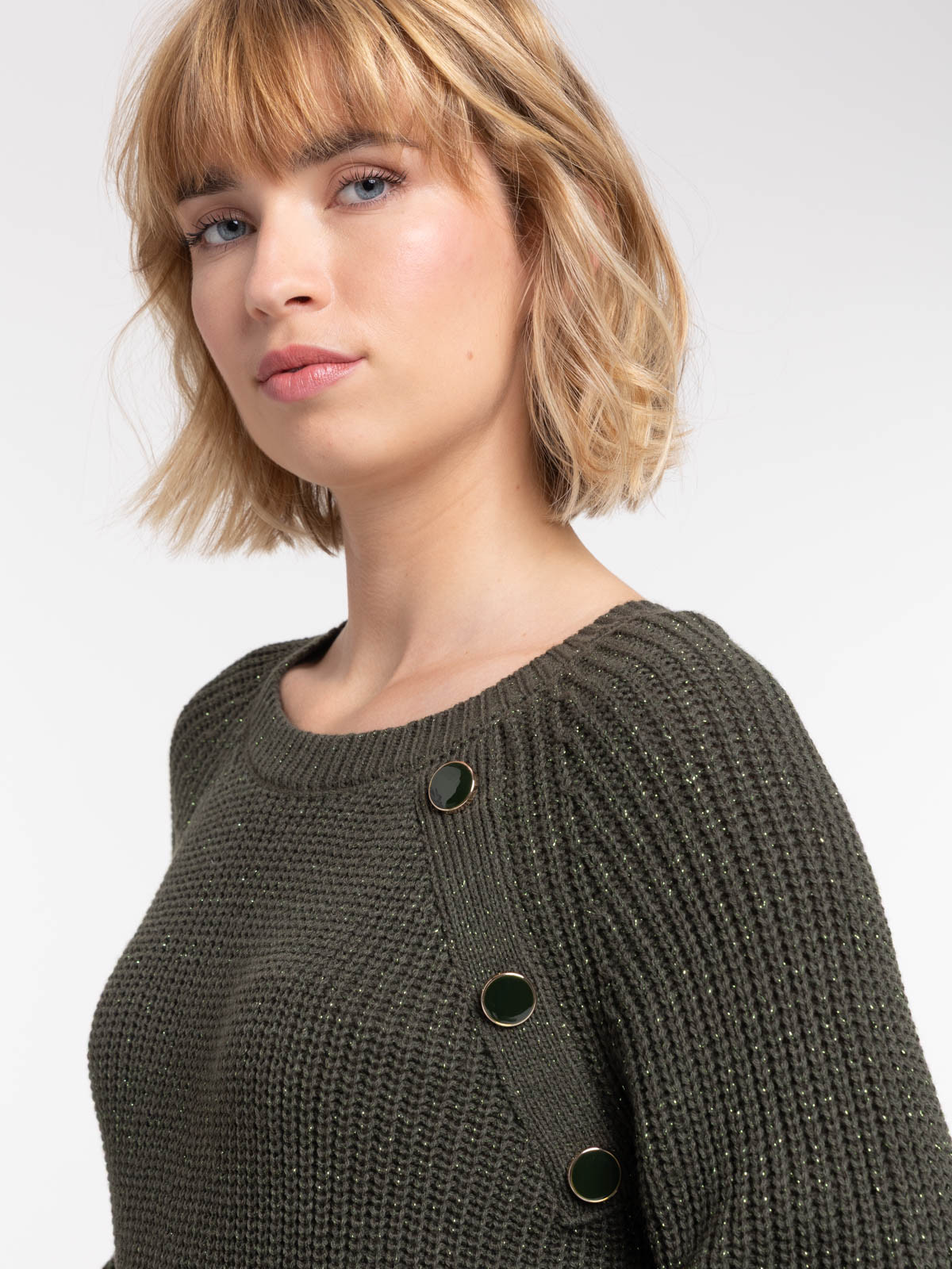 Robe pull vert foncé femme Robe pull vert foncé femme