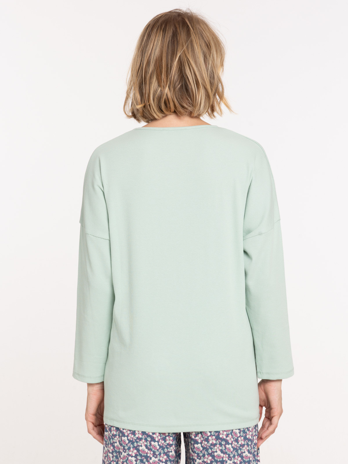 Haut de pyjama manches longues femme Haut de pyjama manches longues femme