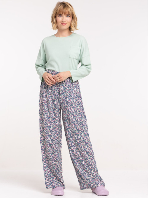 Haut de pyjama manches...