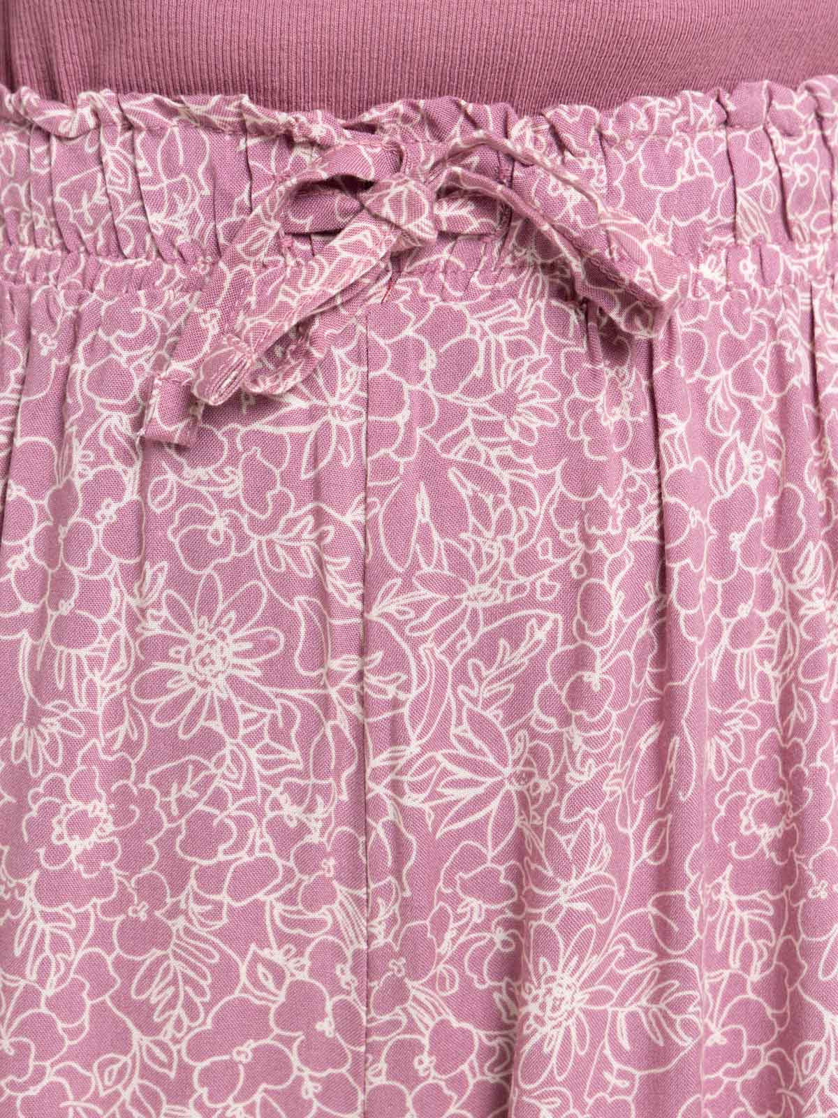 Bas de pyjama femme pantalon fleuri